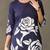 smart women printed kurta with trousers