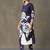smart women printed kurta with trousers