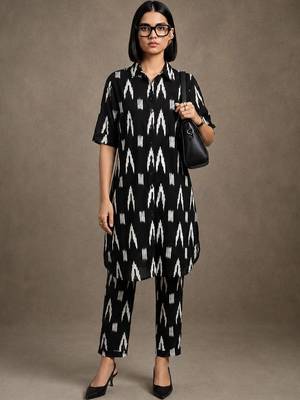 structured printed cotton kurta sets 1