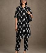 structured printed cotton kurta sets