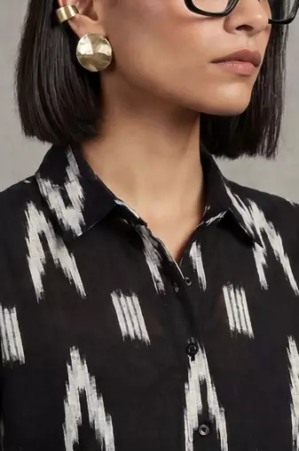 structured printed cotton kurta sets