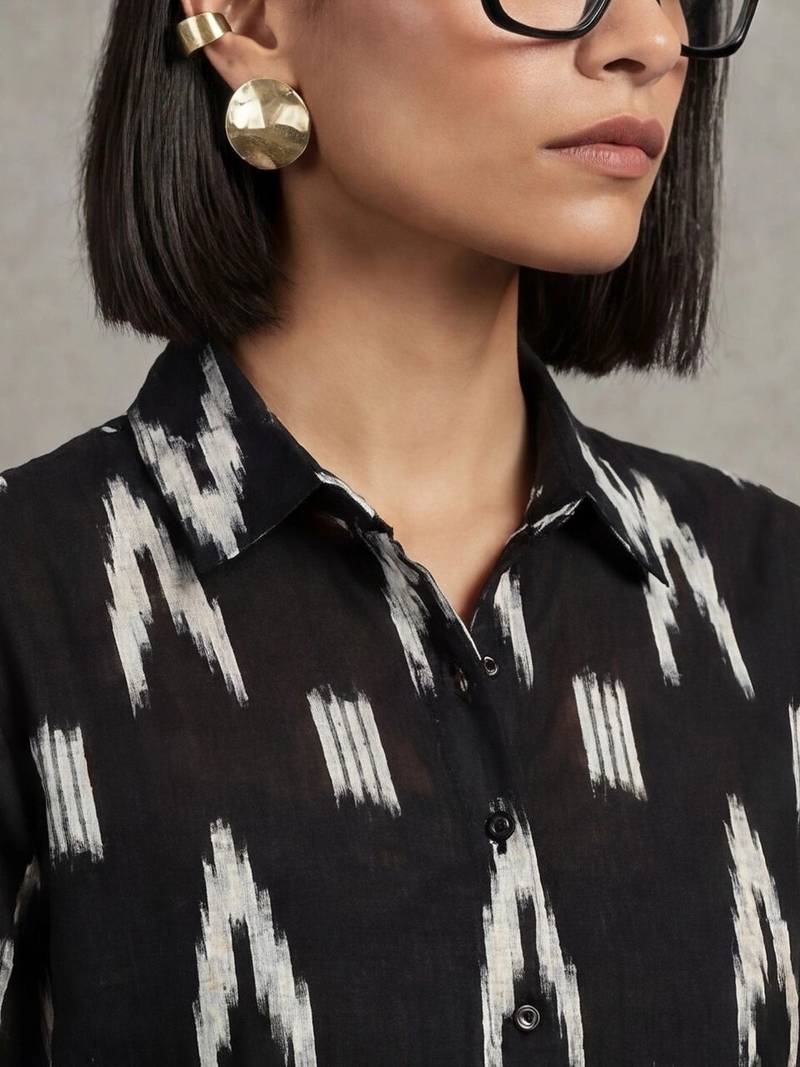 structured printed cotton kurta sets