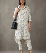 smart printed cotton kurta sets