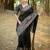 black silk blend saree