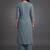 tailored women embroidered kurta with palazzos
