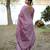 lavender woven design silk blend saree