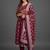 tailored women printed kurta with trousers with dupatta
