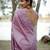 lavender woven design silk blend saree