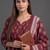 tailored women printed kurta with trousers with dupatta