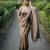 beige silk blend saree