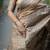 beige silk blend saree