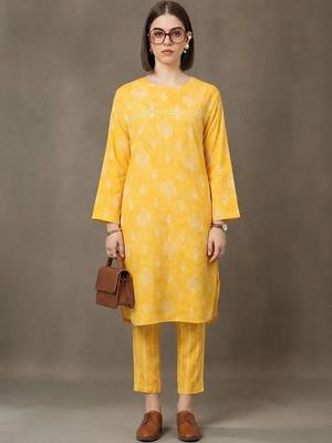formal printed a-line kurta sets 1