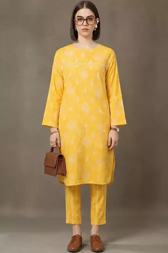 formal printed a-line kurta sets