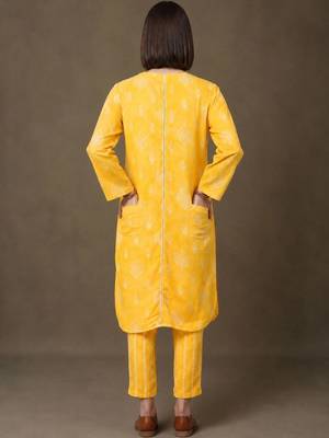 formal printed a-line kurta sets 3