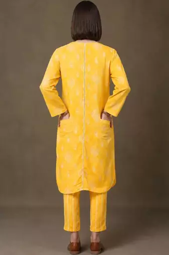 formal printed a-line kurta sets