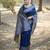 navy_blue silk blend saree