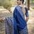 navy_blue silk blend saree