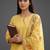 workwear women printed kurta with trousers with dupatta