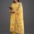 workwear women printed kurta with trousers with dupatta