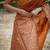 orange silk blend saree
