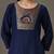 structured women embroidered kurta with trousers