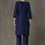 structured women embroidered kurta with trousers