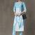 formal women printed kurta with trousers