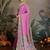 lavender ethnic motifs saree