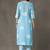 formal women printed kurta with trousers