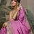 lavender ethnic motifs saree