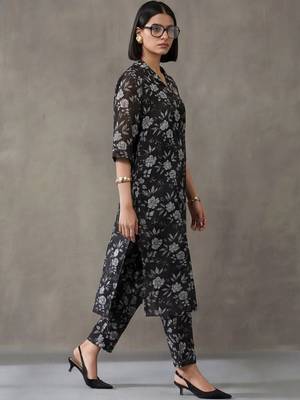 tailored printed cotton kurta sets 2