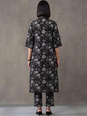 tailored printed cotton kurta sets 3