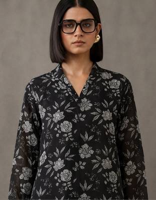 tailored printed cotton kurta sets 4