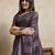 coffee ajrak printed  saree