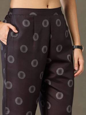 everyday workwear women printed kurta with palazzos 4