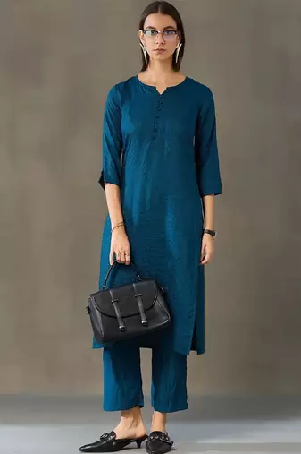 workwear women kurta with palazzos