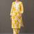 formal women printed kurta with palazzos