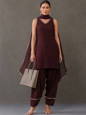 structured women kurta with patiala with dupatta 2