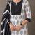 workwear women printed kurta with trousers with dupatta