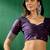 purple ethnic motifs zari banarasi saree