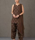 workwear women printed kurta with patiala with dupatta