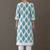 structured women printed kurta with trousers