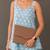 smart women printed kurti with palazzos