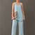 smart women printed kurti with palazzos