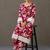 tailored women printed kurta with trousers