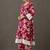 tailored women printed kurta with trousers