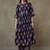 tailored women printed kurta with palazzos
