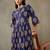 tailored women printed kurta with palazzos