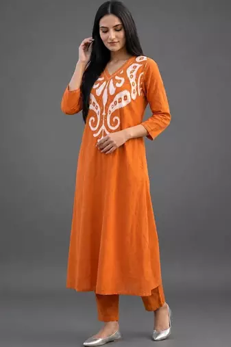 smart womens latest kurta set