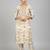 smart women printed kurta with trousers